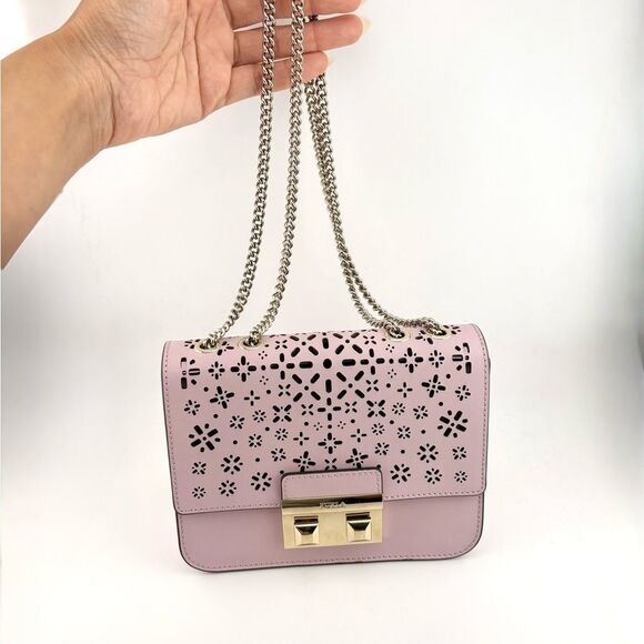 Lavender Furla Shoulder / Crossbody Bag EUC RARE - Picture 3 of 14